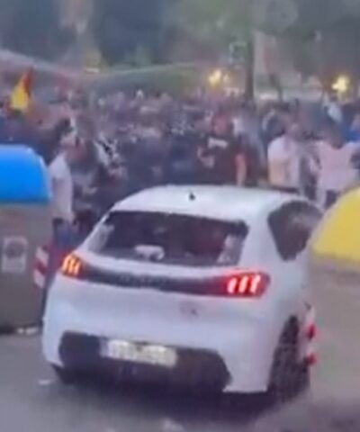Το αυτοκίνητο που προκάλεσε πανικό στη Βαρκελώνη