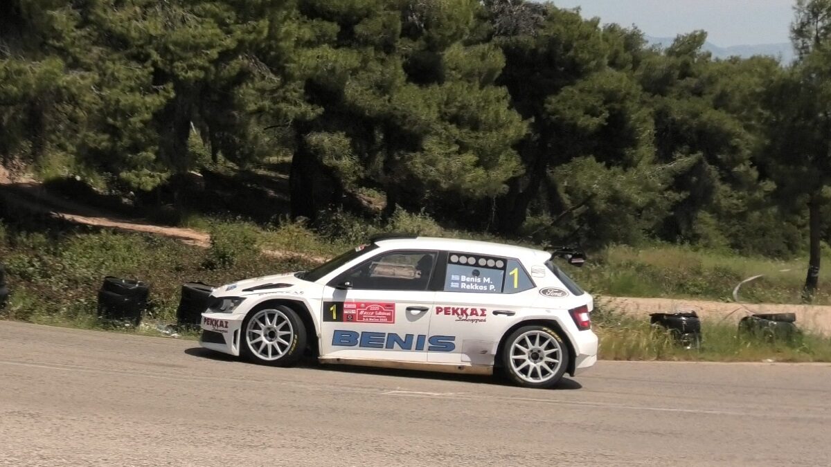 Μηνάς Μπενής - Πανάγγελος Ρέκκας με ένα Skoda Fabia R5