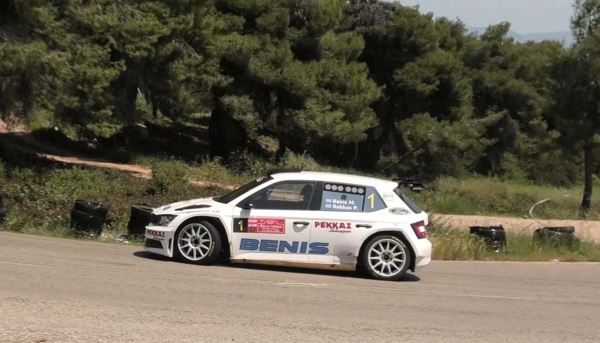 Μηνάς Μπενής - Πανάγγελος Ρέκκας με ένα Skoda Fabia R5