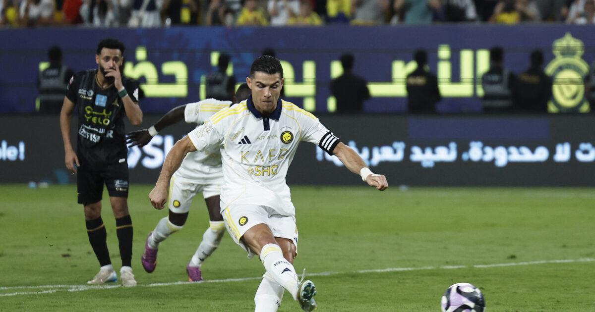 Cristiano Ronaldo scored in Al Nassr’s 2-0 against George Doni’s Al-Kalitz