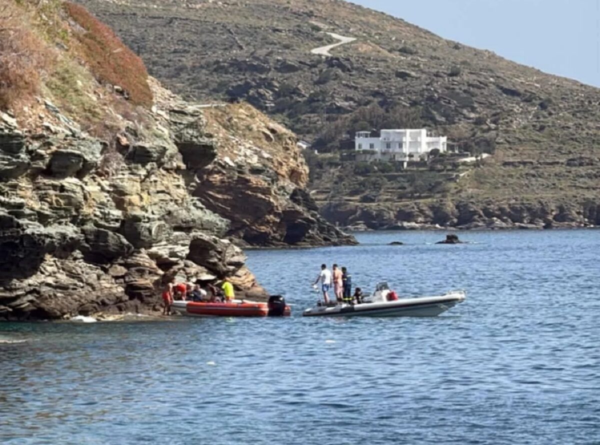 Τροχαίο δυστύχημα στην Άνδρο