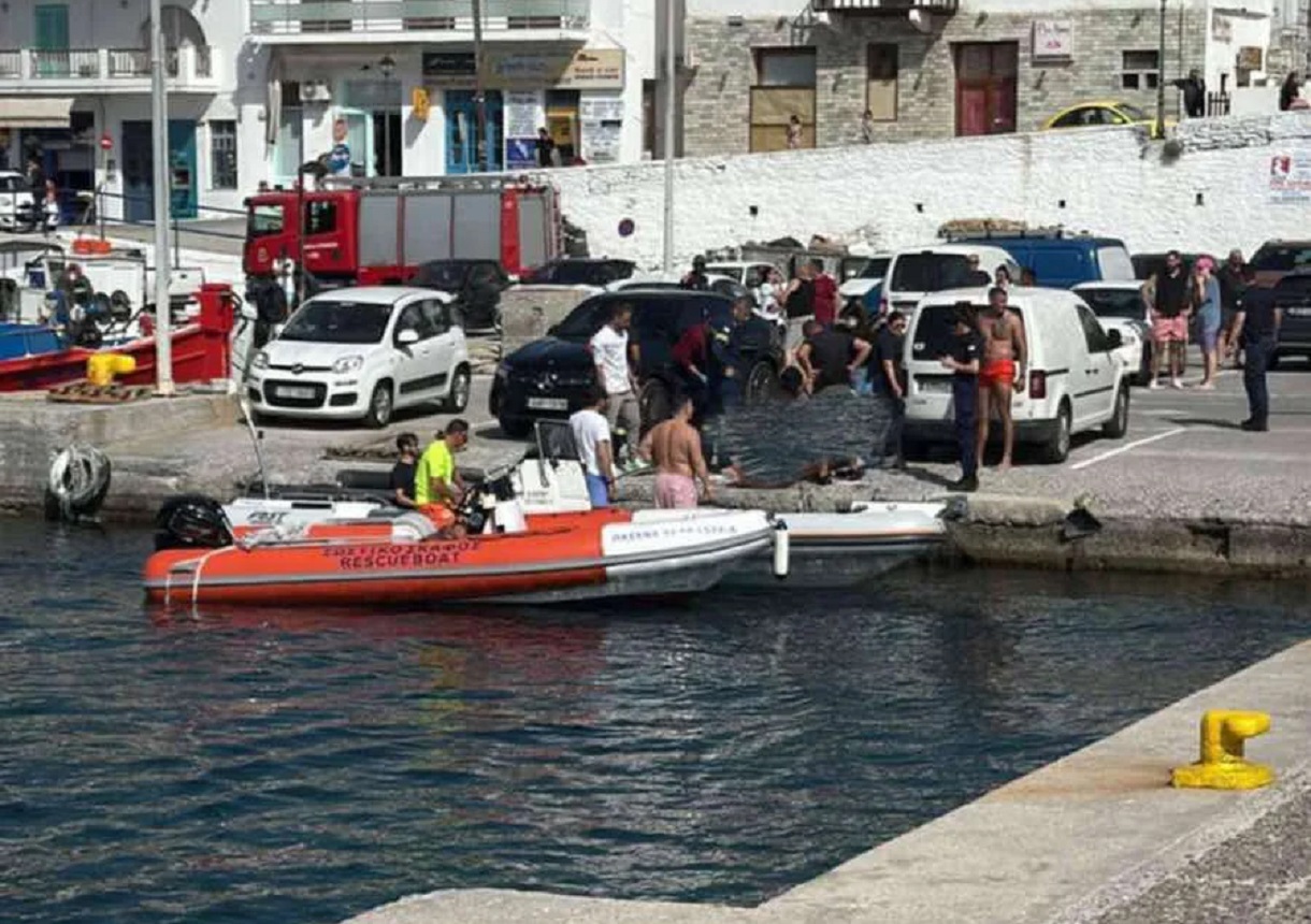 Τροχαίο δυστύχημα στην Άνδρο