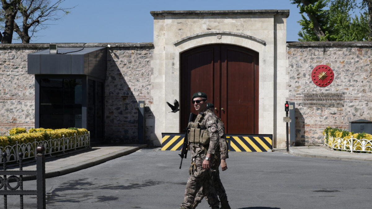 Το ανάκτορο Ντολμά Μπαχτσέ όπου αναμένεται να γίνουν το απόγευμα οι συνομιλίες