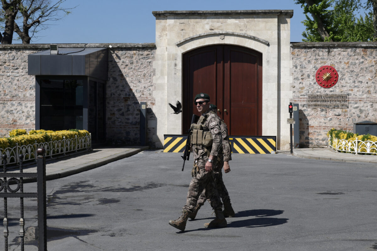 Το ανάκτορο Ντολμά Μπαχτσέ όπου αναμένεται να γίνουν το απόγευμα οι συνομιλίες