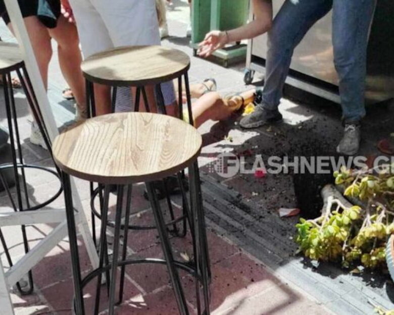 Χανιά: Γλάστρα έπεσε σε τουρίστρια στο ενετικό λιμάνι λόγω ισχυρών ανέμων