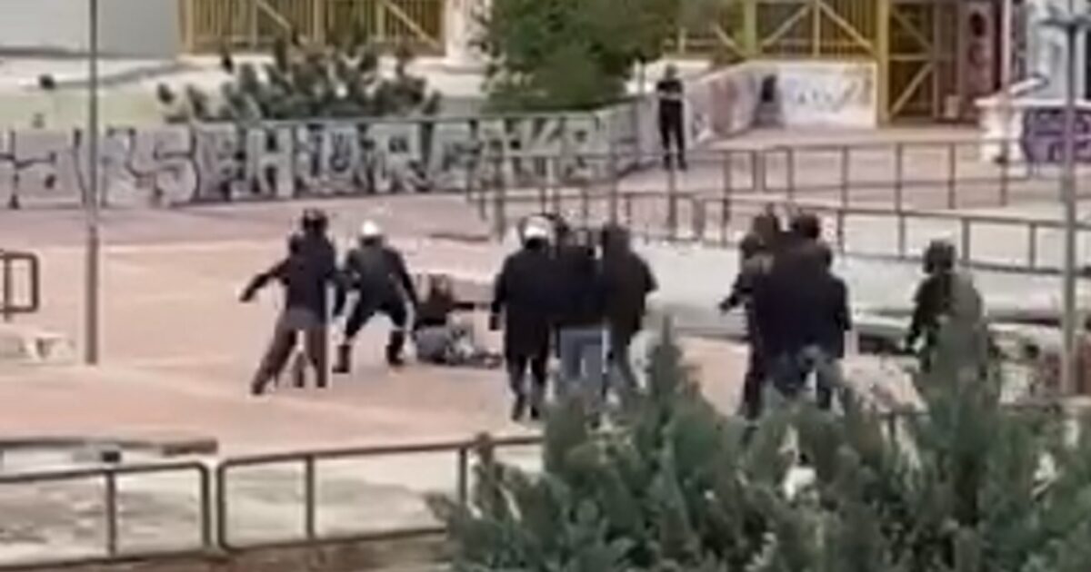 Identified the student who hit the cafeteria employee in the Polytechnic of Zografou