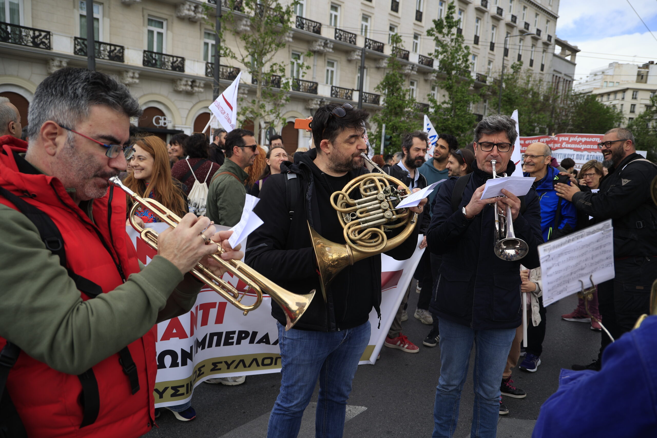 Απεργιακή συγκέντρωση για την Πρωτομαγιά στο κέντρο της Αθήνας