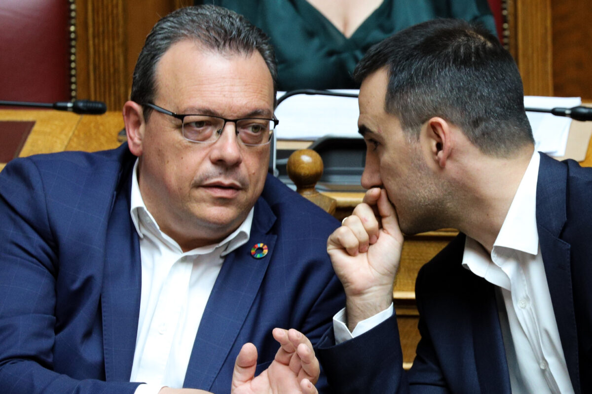 Ο Σωκράτης Φάμελλος και ο Αλέξης Χαρίτσης