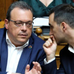 Ο Σωκράτης Φάμελλος και ο Αλέξης Χαρίτσης