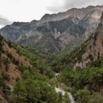 Άποψη από το φαράγγι της Σαμαριάς στην Κρήτη