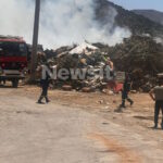 Φωτιά σε σκουπίδια και λάστιχα στο Μαρκόπουλο