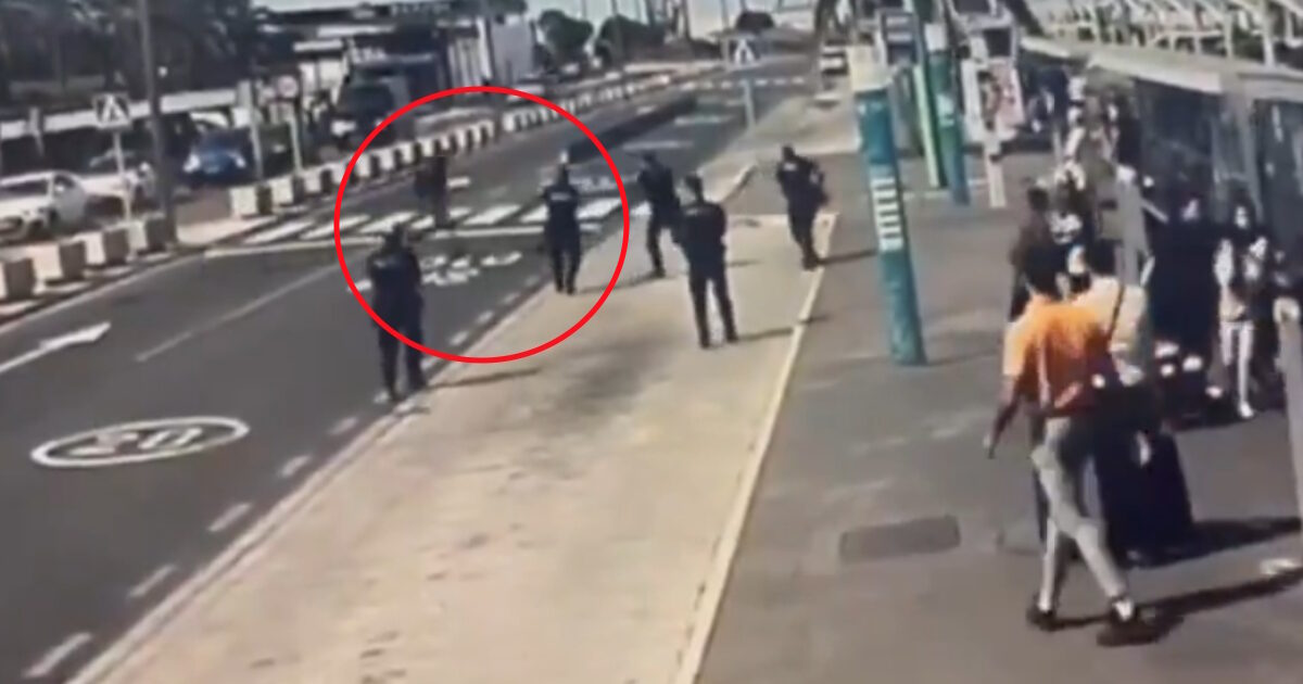 Gran Canaria: Video Since 18 -year -old falls dead by Spanish police fire at the airport