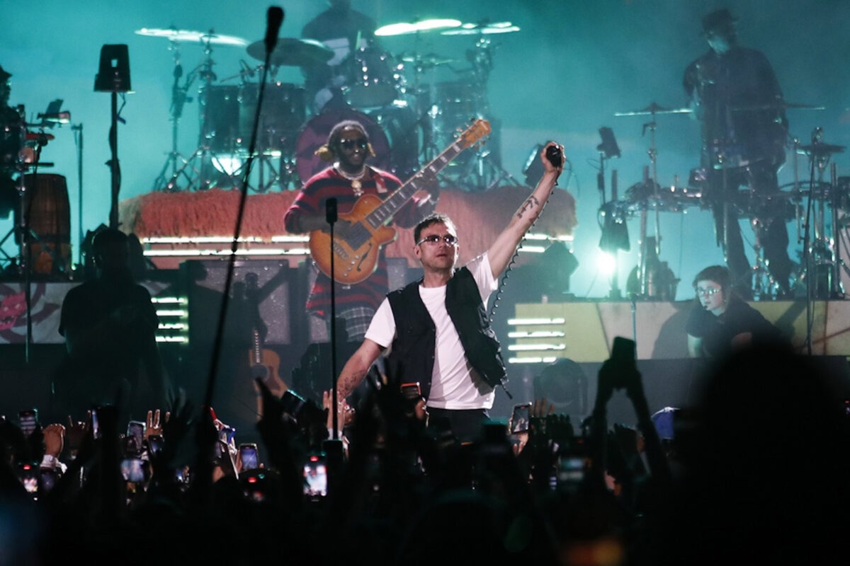 Εικόνα από συναυλία των Gorillaz