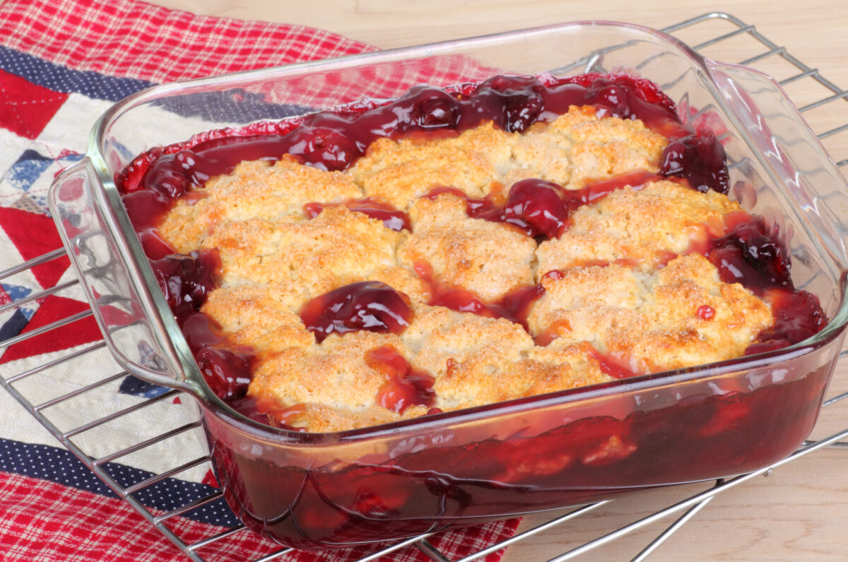 Cherry cobbler