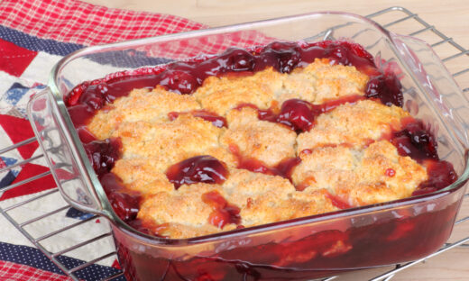Cherry cobbler