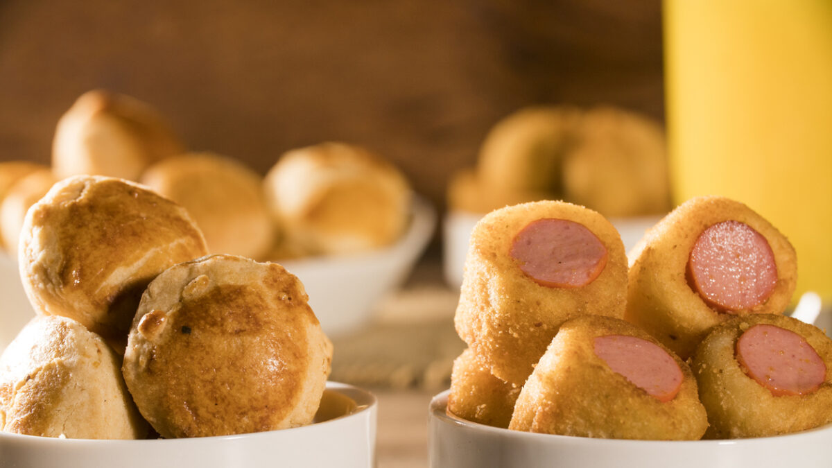 Mini corn dog muffins