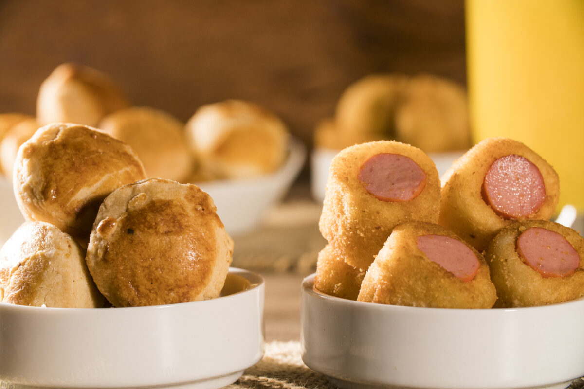 Mini corn dog muffins