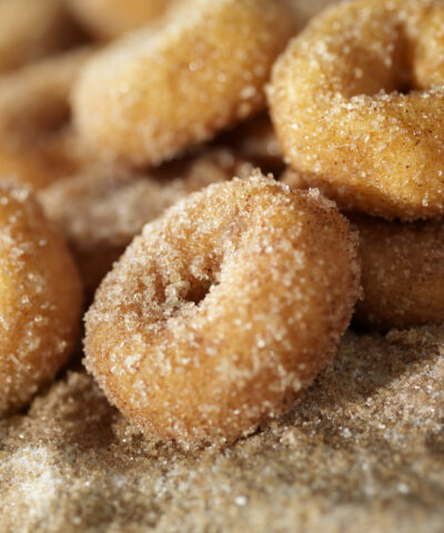 Cinnamon and Sugar Mini Donuts-Photographed on Hasselblad H3D2-39mb Camera