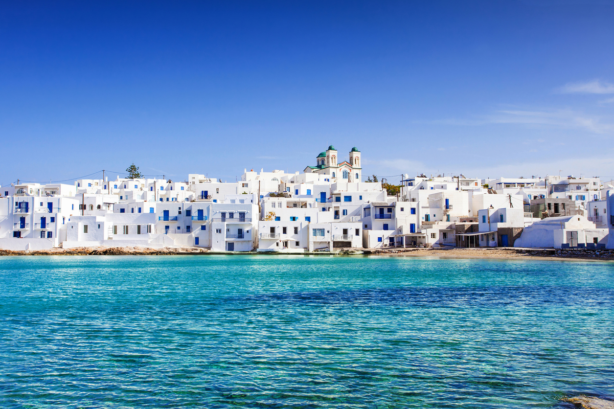 Greek village of Naousa, Paros island, Greece