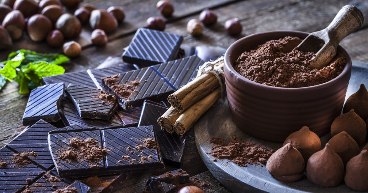 What time of day should you not eat black chocolate