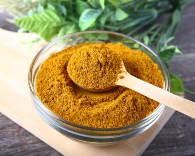 Curry powder in a bowl