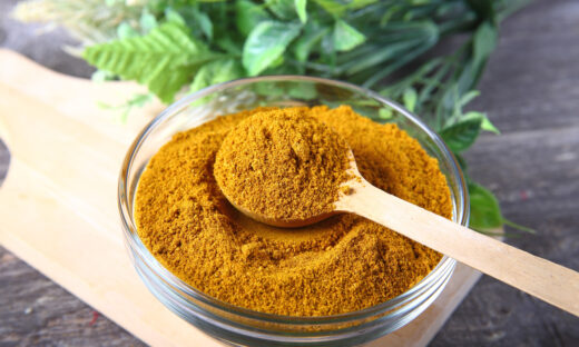 Curry powder in a bowl