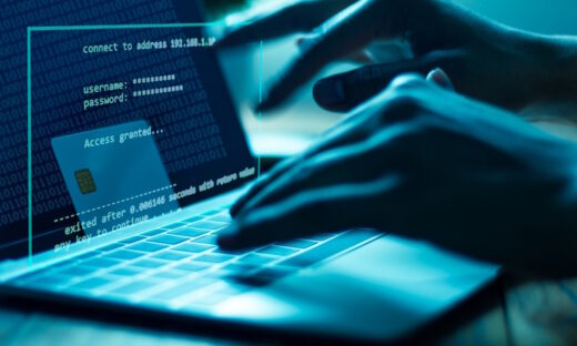 Οθόνη ενός laptop