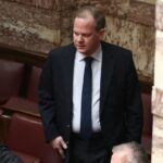 Ο Κώστας Καραμανλής στη Βουλή