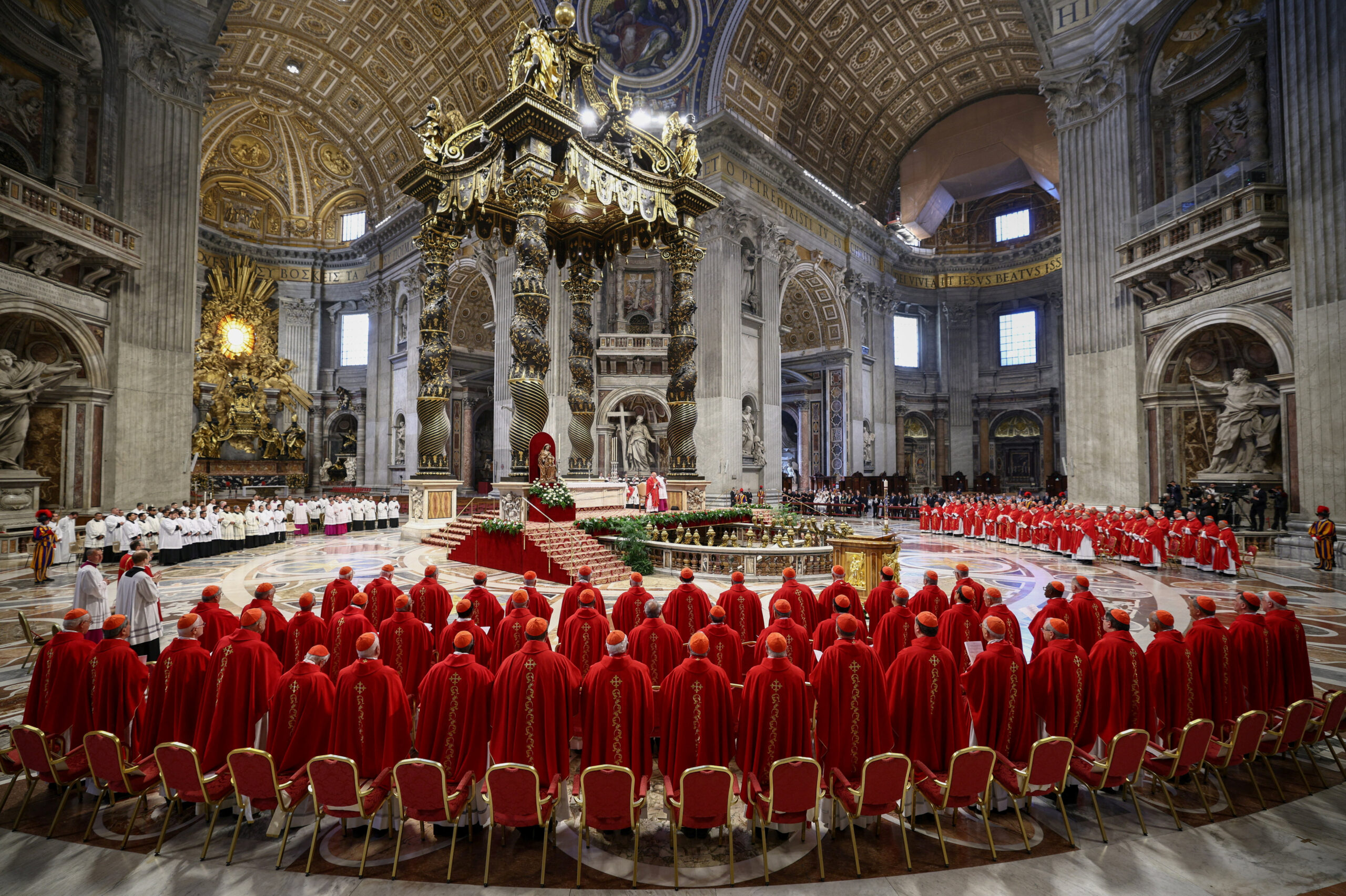 Mass to mourn Pope Francis held at St. Peter's
