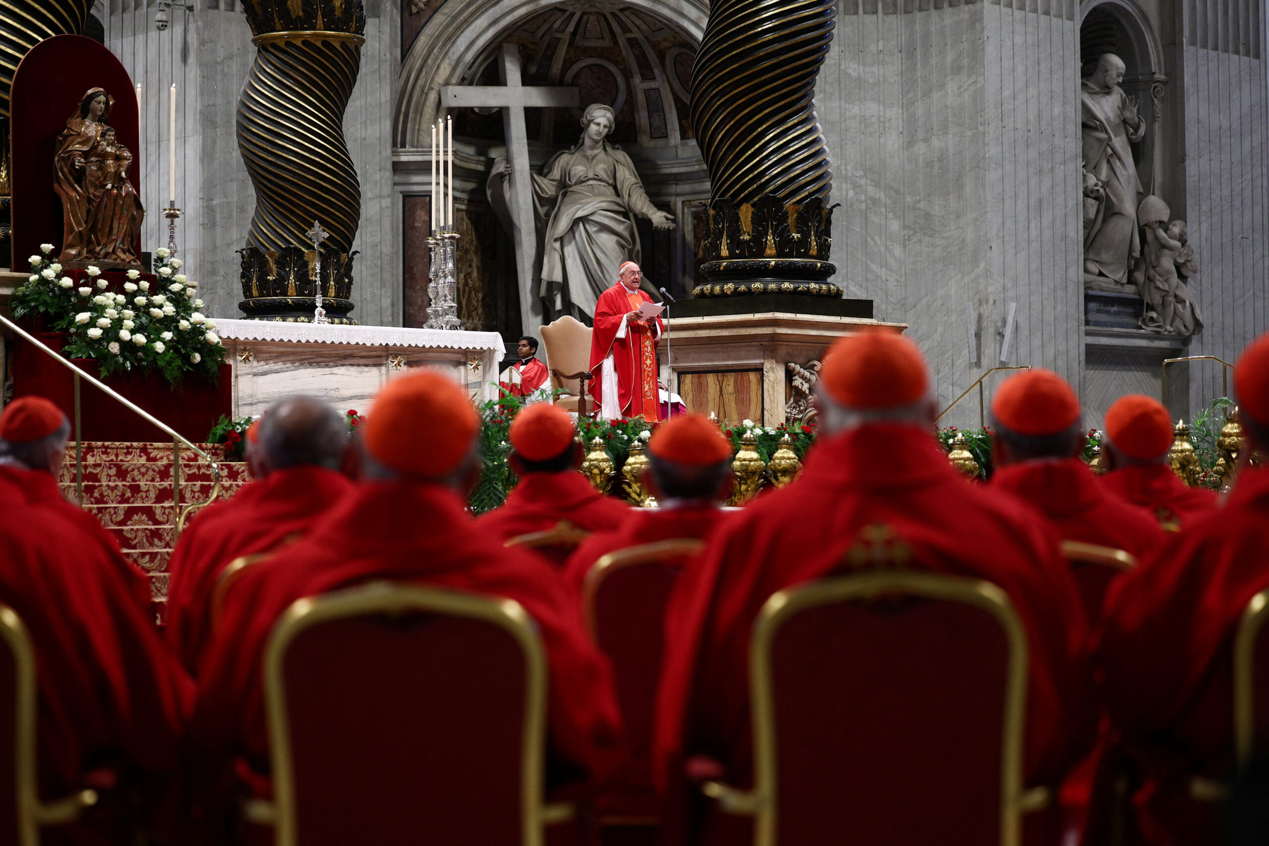 Mass to mourn Pope Francis held at St. Peter's
