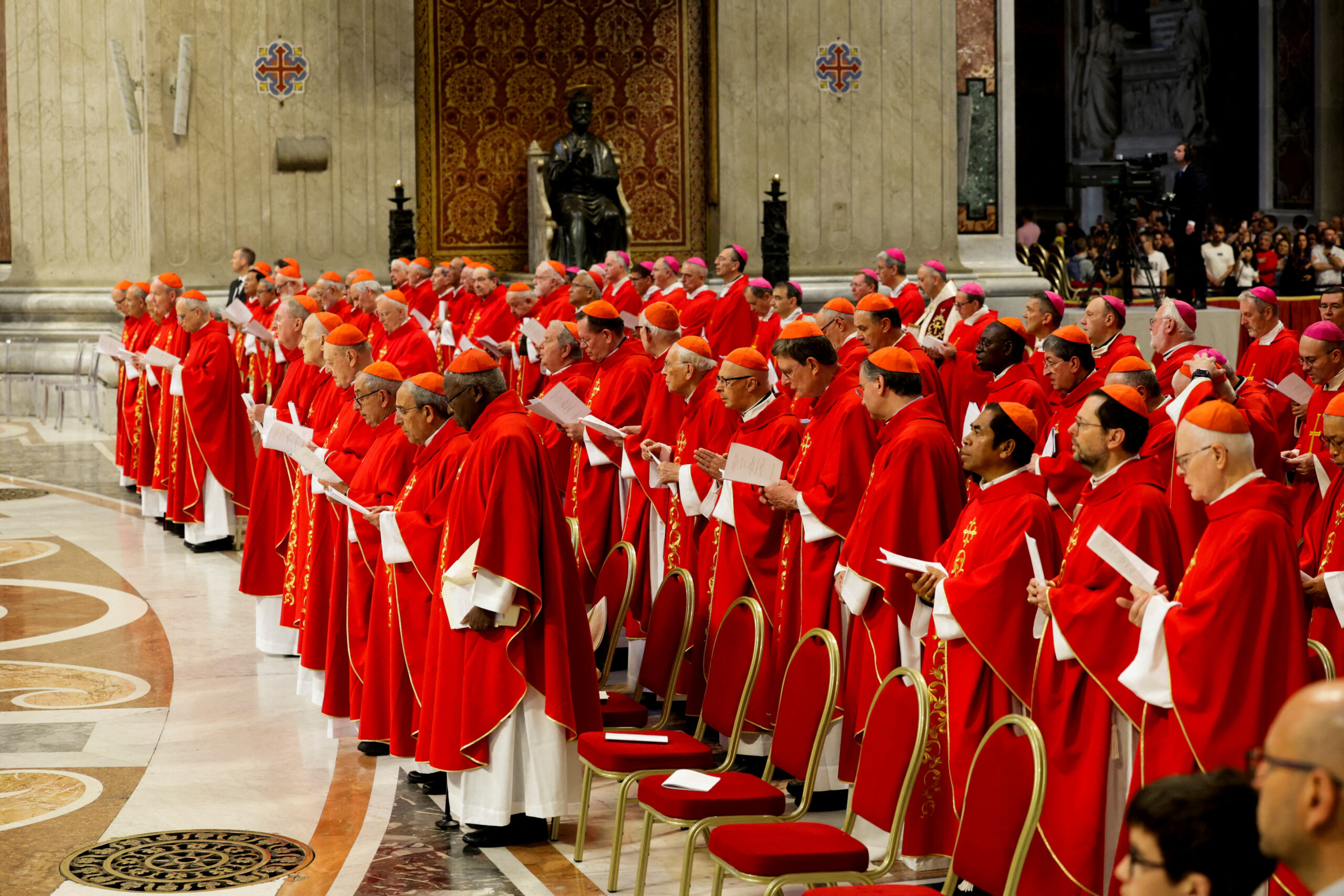 Mass to mourn Pope Francis held at St. Peter's Basilica