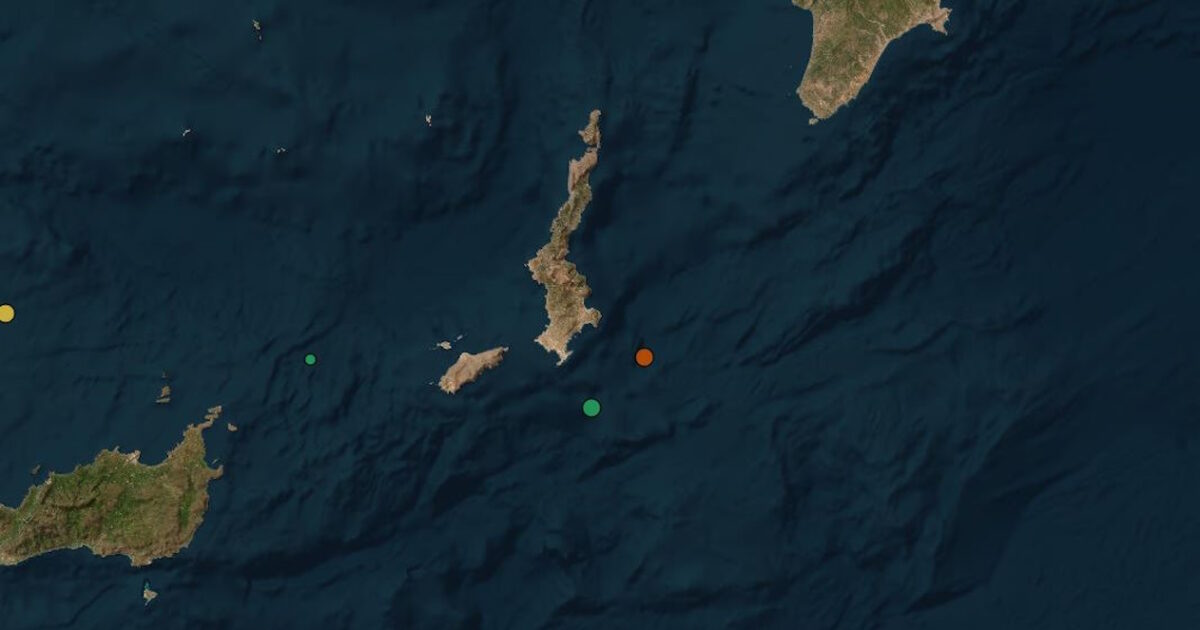 Earthquake 3.9 Richter in Karpathos