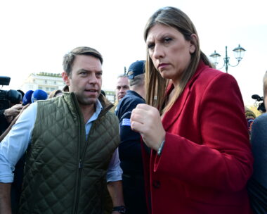 Ο Στέφανος Κασσελάκης και η Ζωή Κωνσταντοπούλου