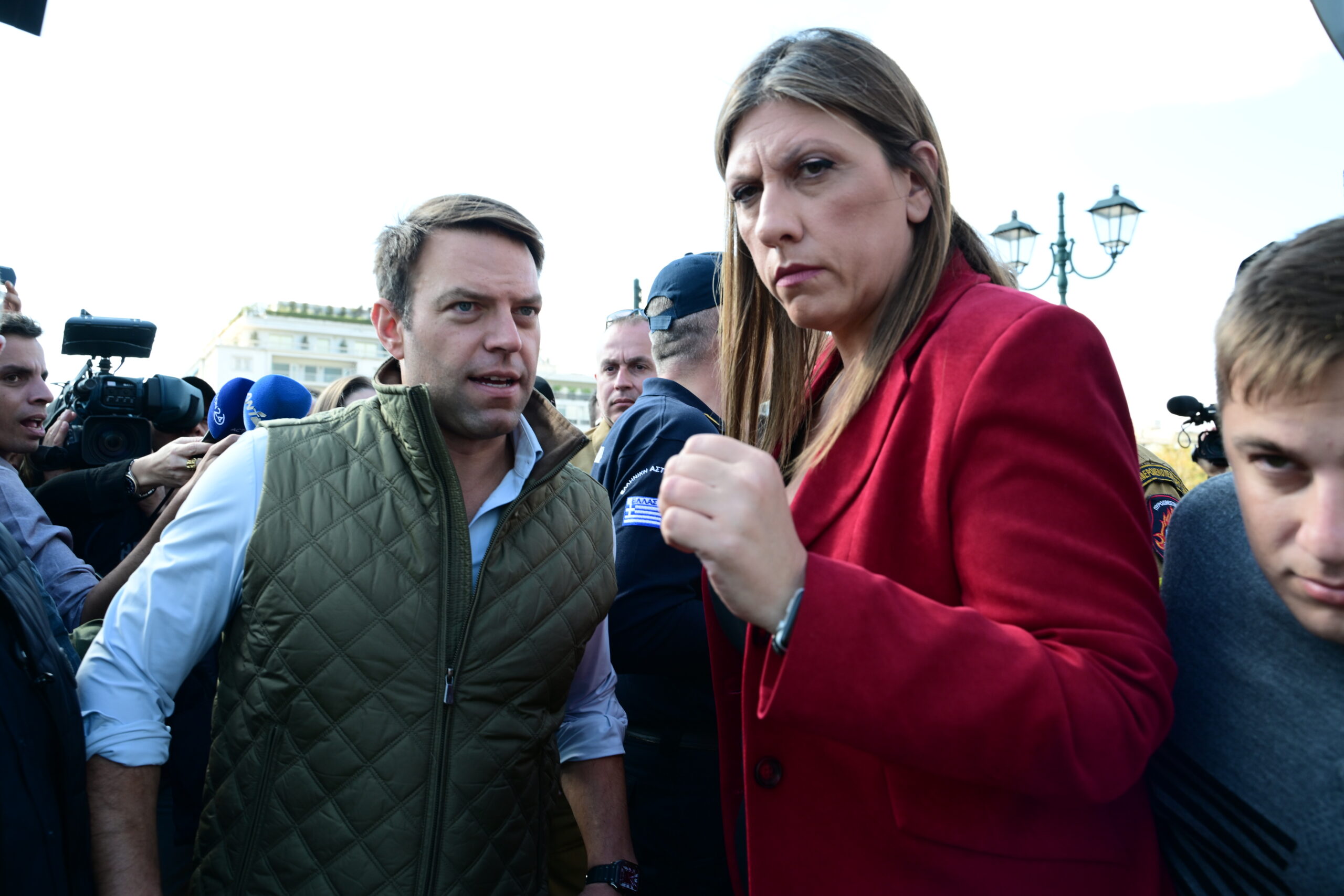 Ο Στέφανος Κασσελάκης και η Ζωή Κωνσταντοπούλου