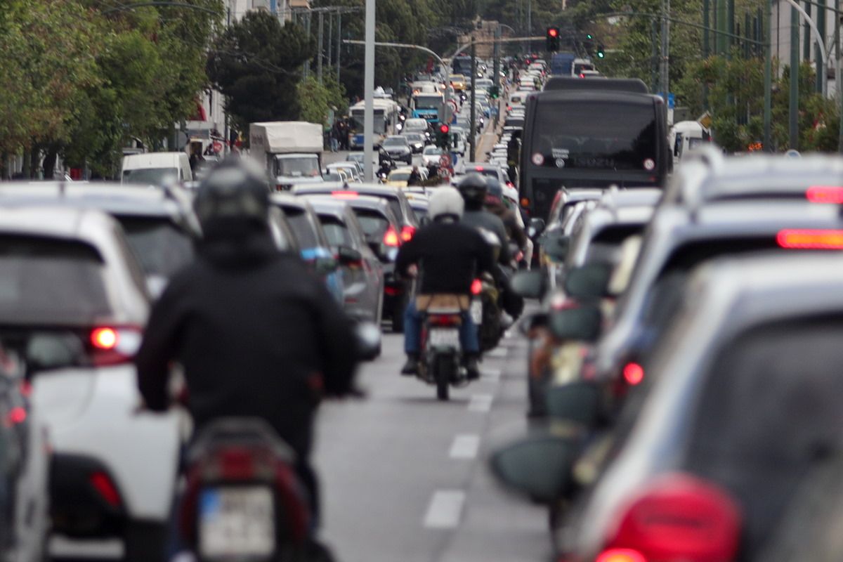 Στιγμιότυπο από τη Λεωφόρο Συγγρού