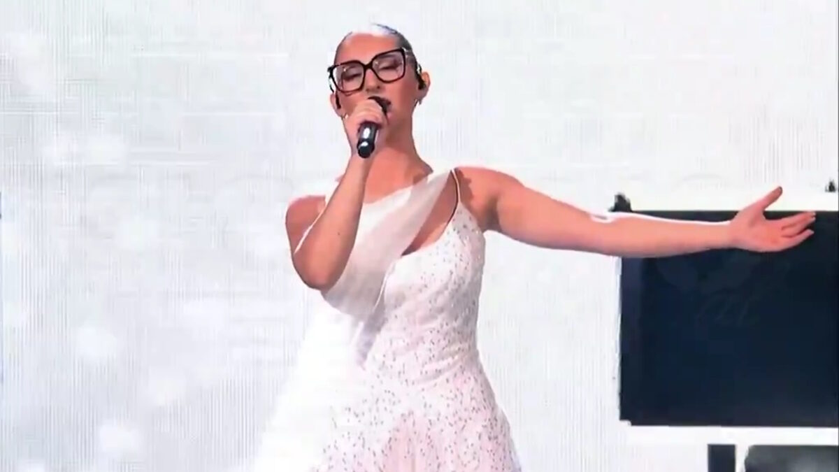 Η Klavdia στην τελική πρόβα της Eurovision