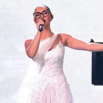 Η Klavdia στην τελική πρόβα της Eurovision