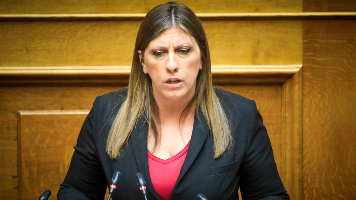 Η πρόεδρος της Πλεύσης Ελευθερίας Ζωή Κωνσταντοπούλου
