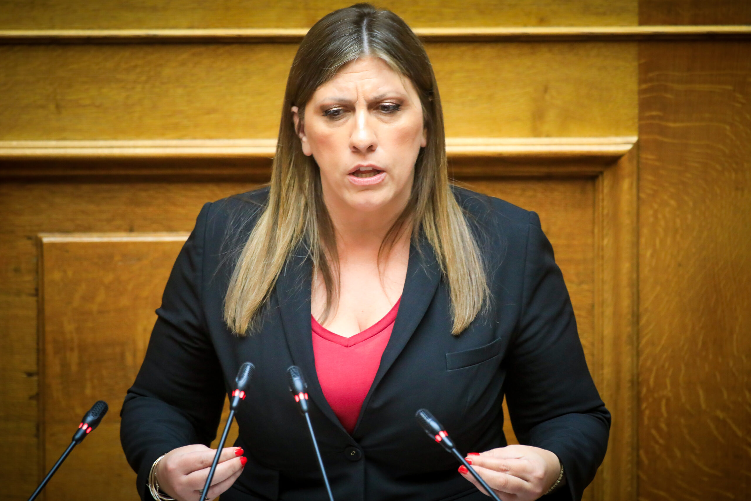 Η πρόεδρος της Πλεύσης Ελευθερίας Ζωή Κωνσταντοπούλου