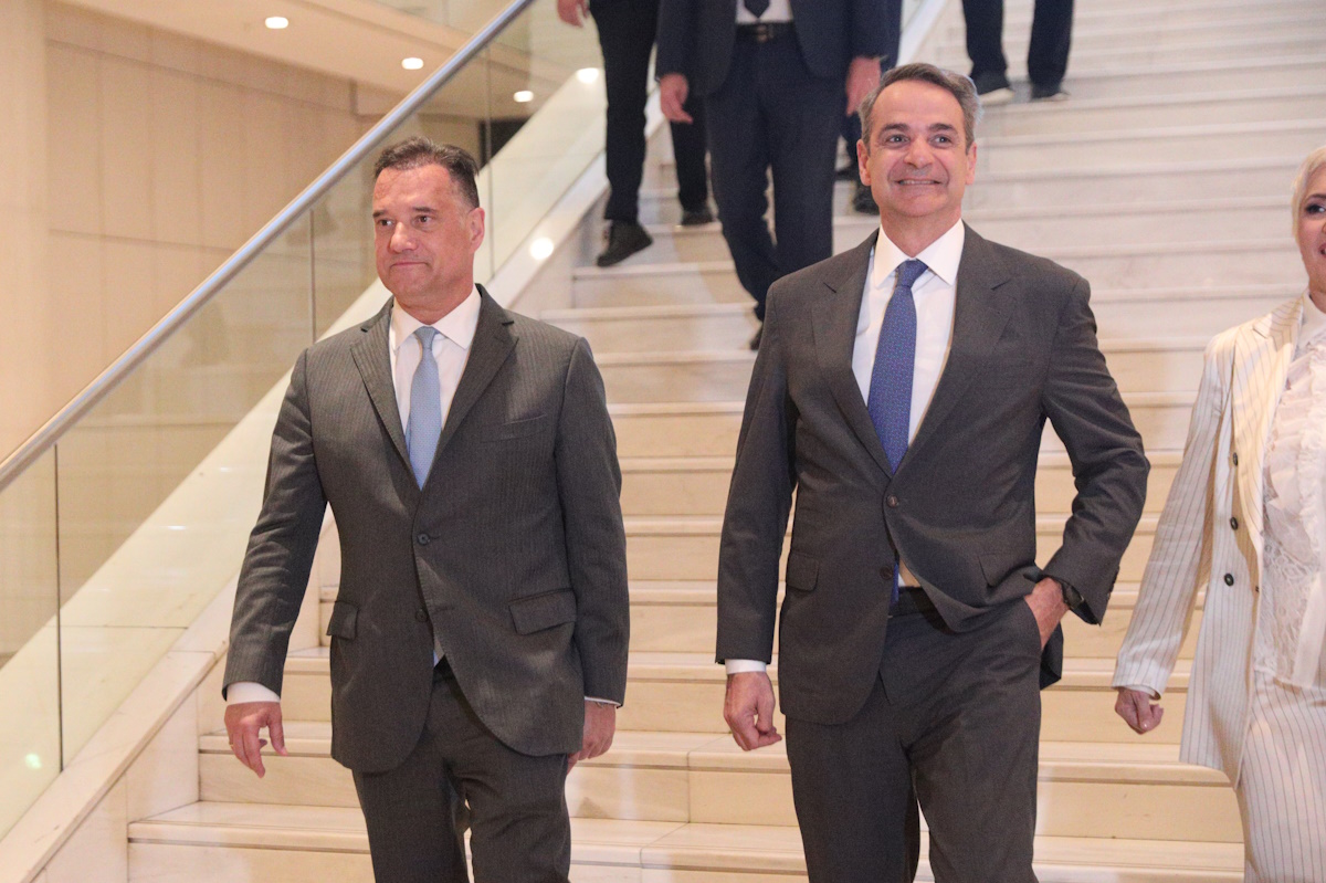 Ο πρωθυπουργός Κυριάκος Μητσοτάκης και ο υπουργός Υγείας Άδωνις Γεωργιάδης