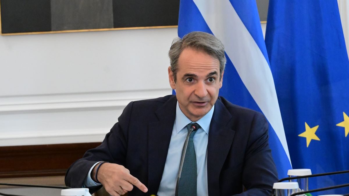 Ο πρωθυπουργός Κυριάκος Μητσοτάκης στο υπουργικό συμβούλιο