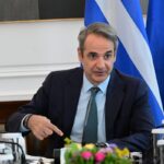 Ο πρωθυπουργός Κυριάκος Μητσοτάκης στο υπουργικό συμβούλιο