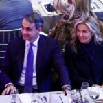 Ο Κυριάκος Μητσοτάκης με τη Μαρέβα Μητσοτάκη