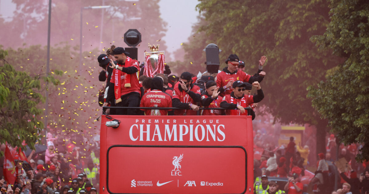 Liverpool ‘dyed’ red: The Parade of the Premier League champions