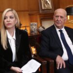 Η Μαρία Αναστασοπούλου με τον Γιώργο Παπαδάκη