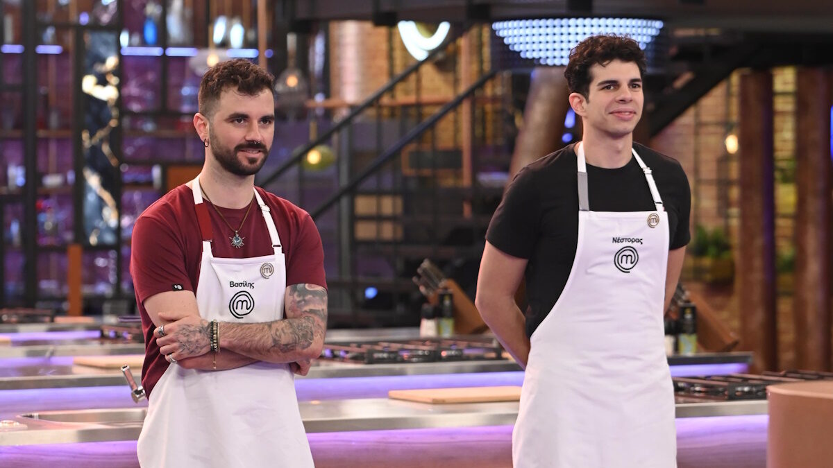 Οι υποψήφιοι masterchef και αρχηγοί των μπριγάδων, Βασίλης και Νέστορας