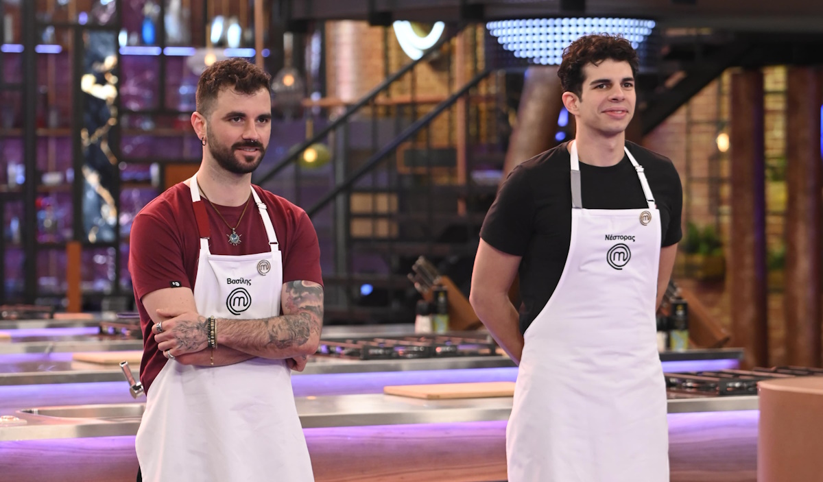Οι υποψήφιοι masterchef και αρχηγοί των μπριγάδων, Βασίλης και Νέστορας
