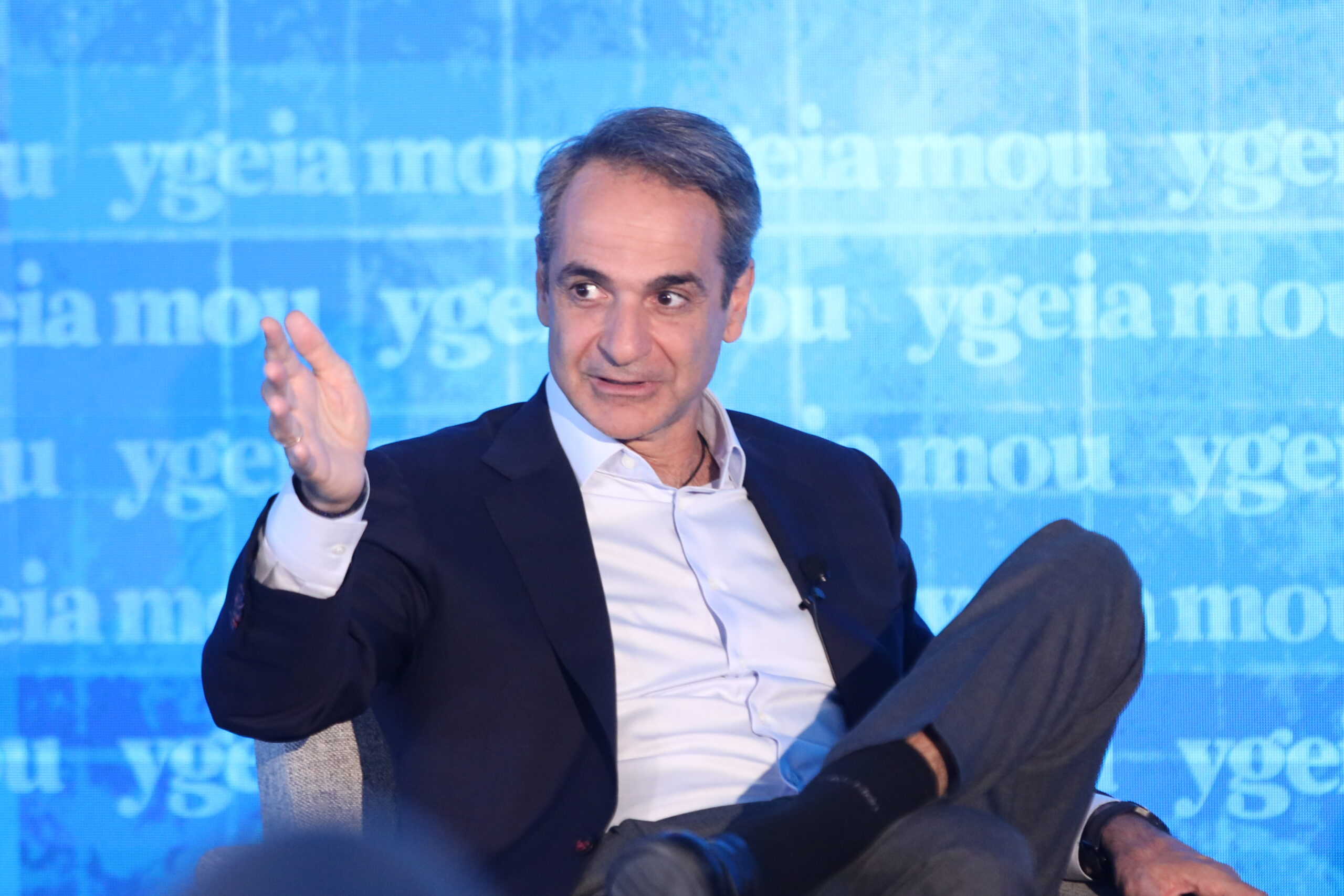 Ο Κυριάκος Μητσοτάκης στο 6ο Συνέδριο Υγείας 
(ΓΙΑΝΝΗΣ ΠΑΝΑΓΟΠΟΥΛΟΣ