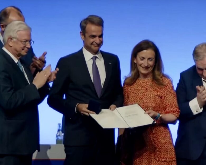 Κυριάκος Μητσοτάκης: Η βράβευση αποτελεί αναγνώριση του έργου που επιτελείται στην Ελλάδα – Η ομιλία στο Economic Council Germany