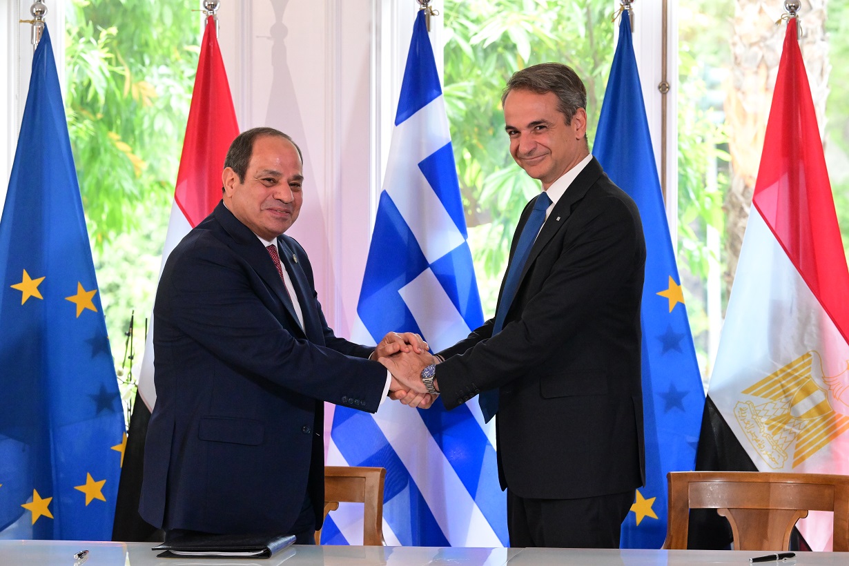 Κυριάκος Μητσοτάκης Αλ Σίσι
